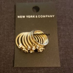 NWT Gold ring set